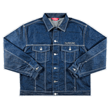Яке Supreme Smurfs x Denim Trucker Jacket Тъмно синьо | FW20J41 BLUE, 0
