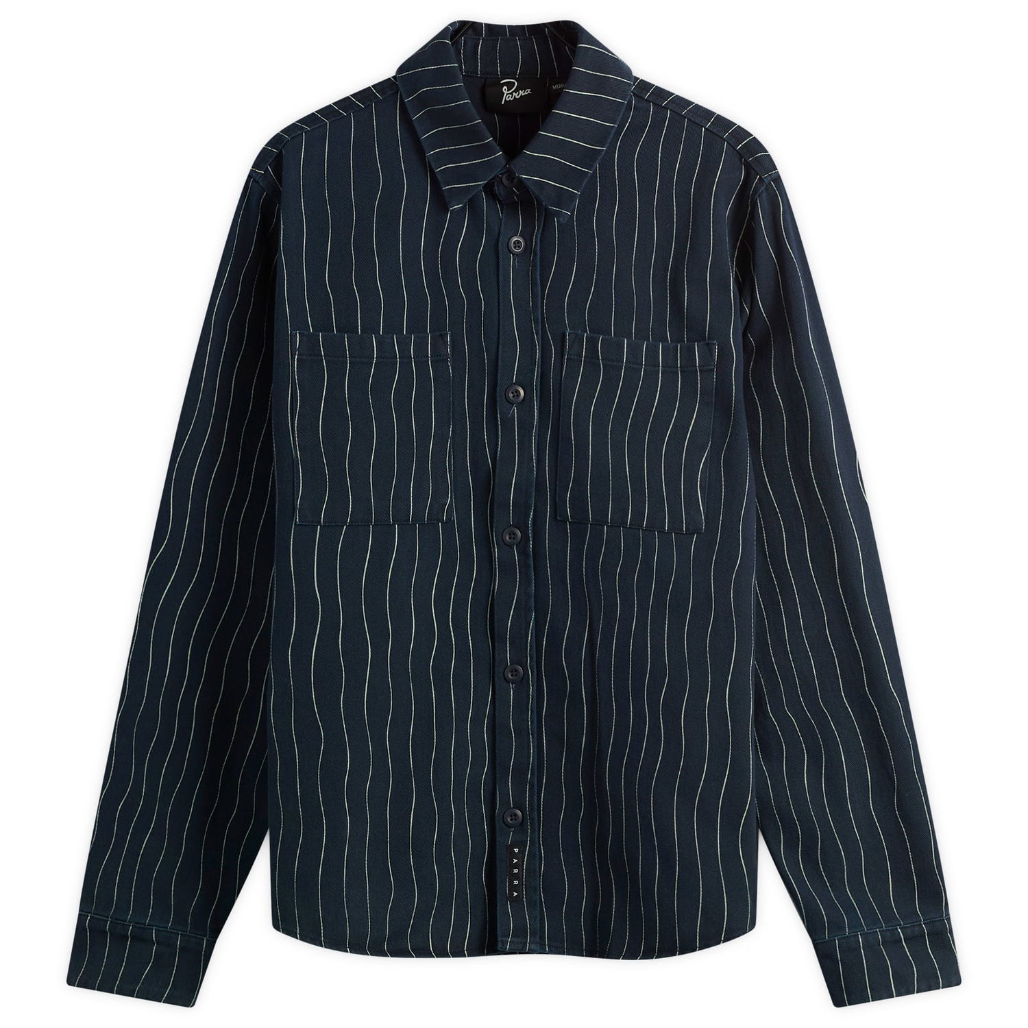 Риза By Parra Parra Meandering Lines Shirt, Size Large Тъмно синьо | 54236-NBL, 0