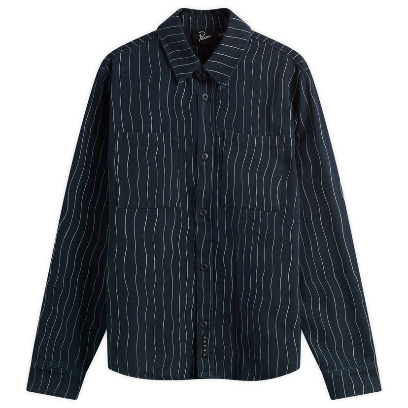 Риза By Parra Parra Meandering Lines Shirt, Size Large Тъмно синьо | 54236-NBL