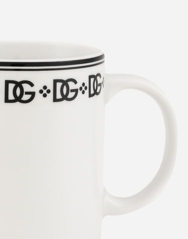 Домашен декор Dolce & Gabbana Dolce & Gabbana Logo-Print Porcelain Mug Бяло | TC0140TCALHU0082, 2