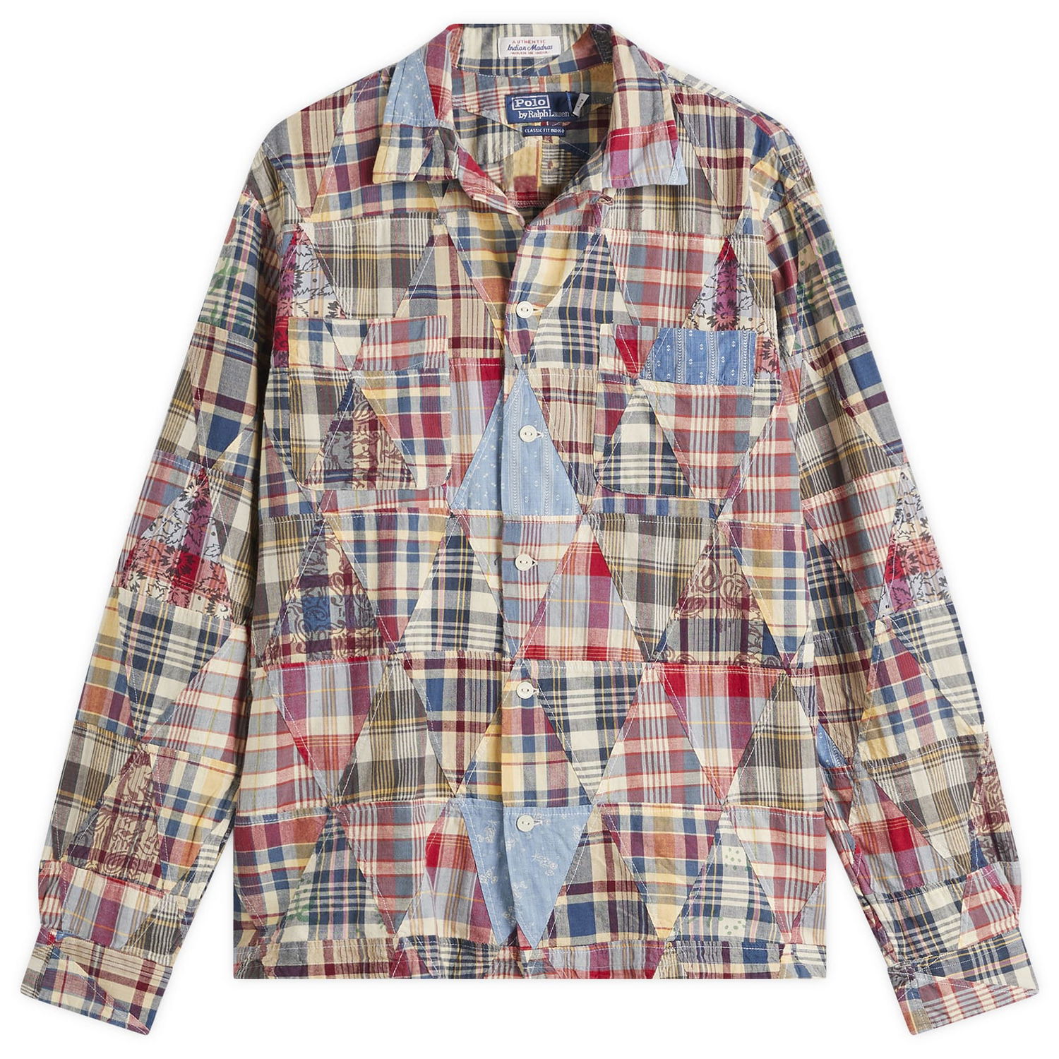 Риза Polo by Ralph Lauren Ralph Lauren Patchwork Madras Shirt Многоцветен | 710966164001, 0