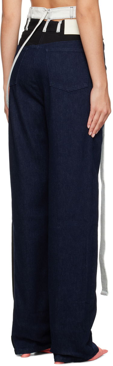 Дънки Ottolinger Ottolinger Triple Wrap Denim Pants Синьо | 1700212, 2