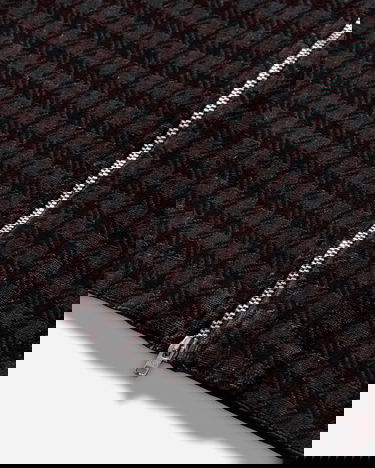 Пуловер OUR LEGACY Cropped High Neck Houndstooth Slim Zip Longsleeve Многоцветен | W2266SMH 001, 3