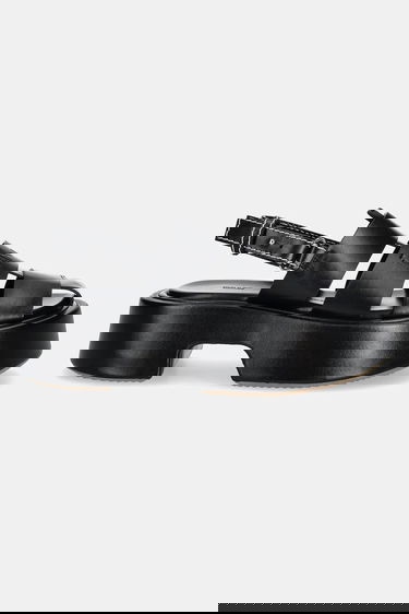 Кецове и обувки JW Anderson JW Anderson Stripe Platform Sandals Черно | SN0099-LA0323, 4