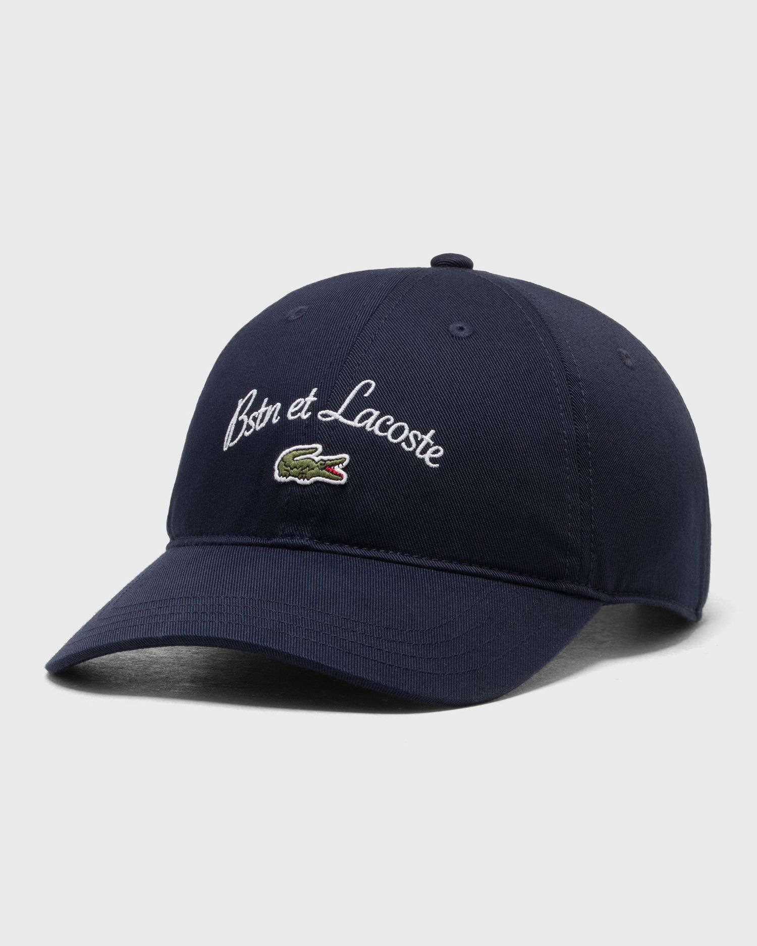 Шапка с козирка Lacoste BSTN Cotton Twill Cap Тъмно синьо | RK0491-166-BSTN, 0