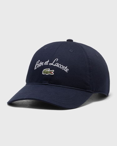 Шапка с козирка Lacoste BSTN Cotton Twill Cap Тъмно синьо | RK0491-166-BSTN, 0