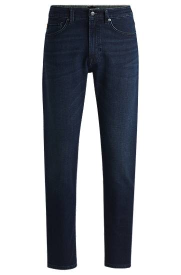 Дънки BOSS Tapered-Fit Comfort-Stretch Jeans Синьо | 50533707, 0