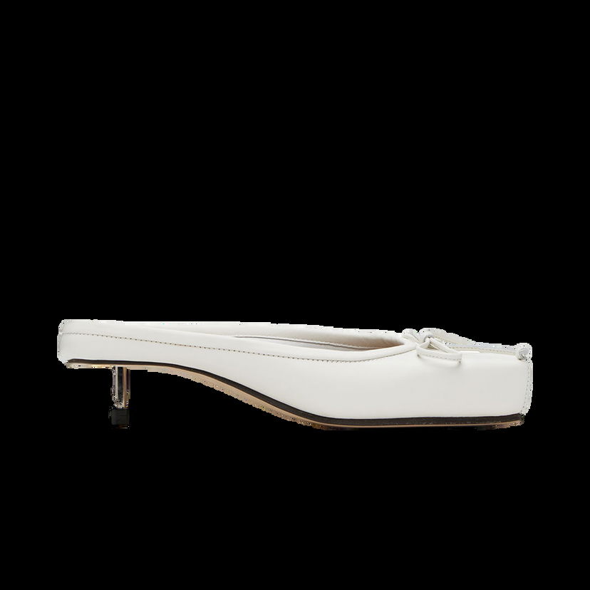 Кецове и обувки Jacquemus Le Chouchou 'Les Mules Basses Ballet' Heels Бяло | 23H233FO015-3073