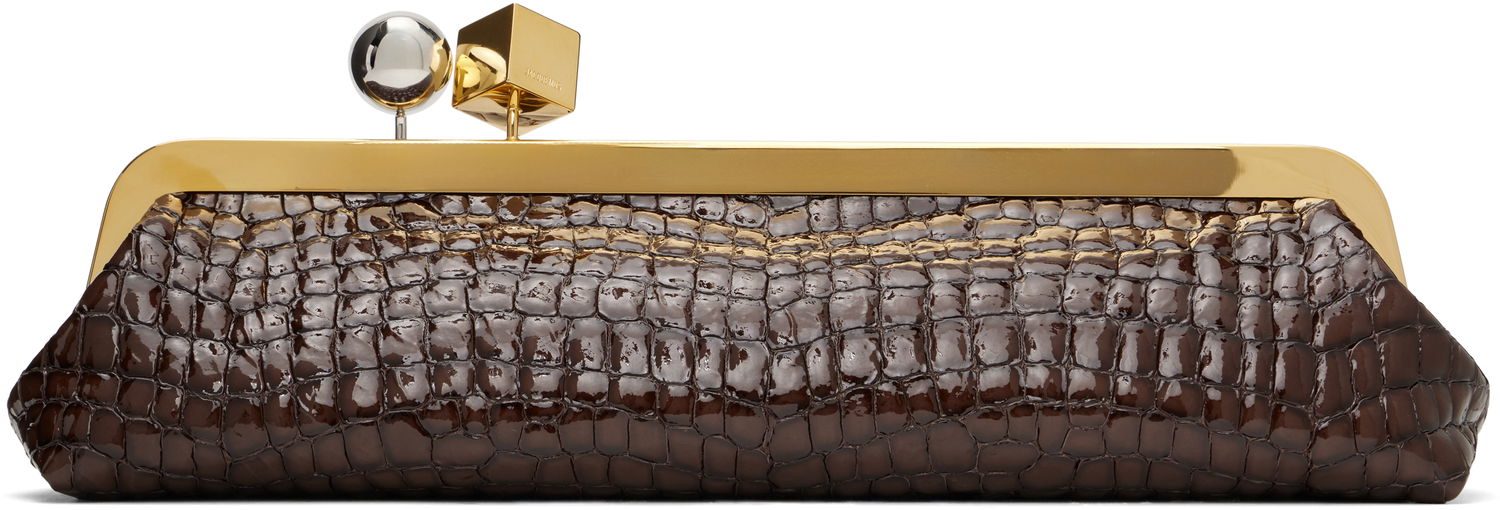 Дамска чанта Jacquemus Jacquemus La Croisière 'The Salon' Clutch Кафяво | 25E251BA413-3237, 0