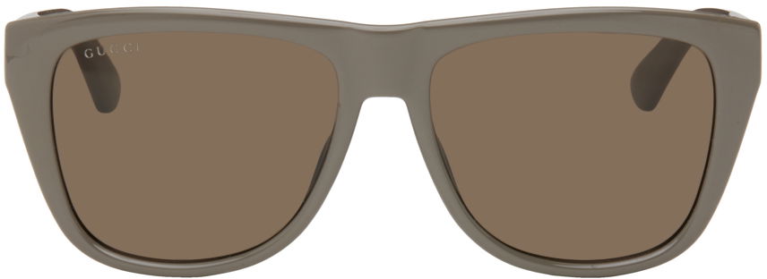 Слънчеви очила Gucci Square Sunglasses Сиво | GG1345S-006, 0