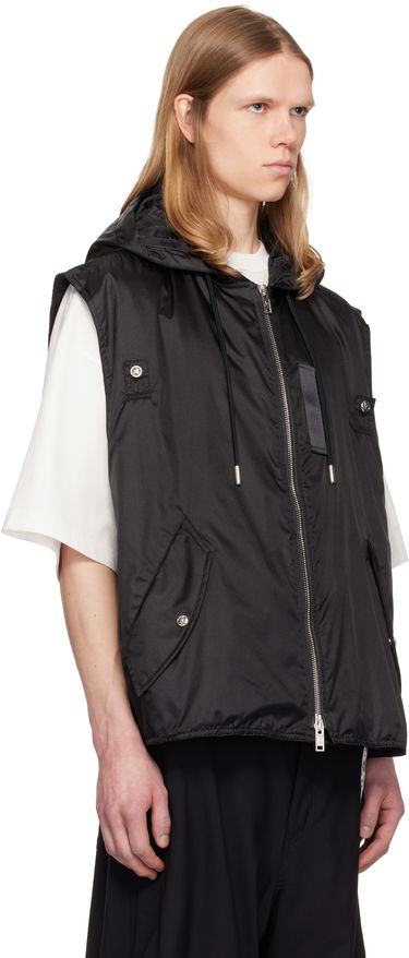 Жилетка Mastermind WORLD Mastermind World Hooded Nylon Vest Черно | MW25S14-VE002-501, 1