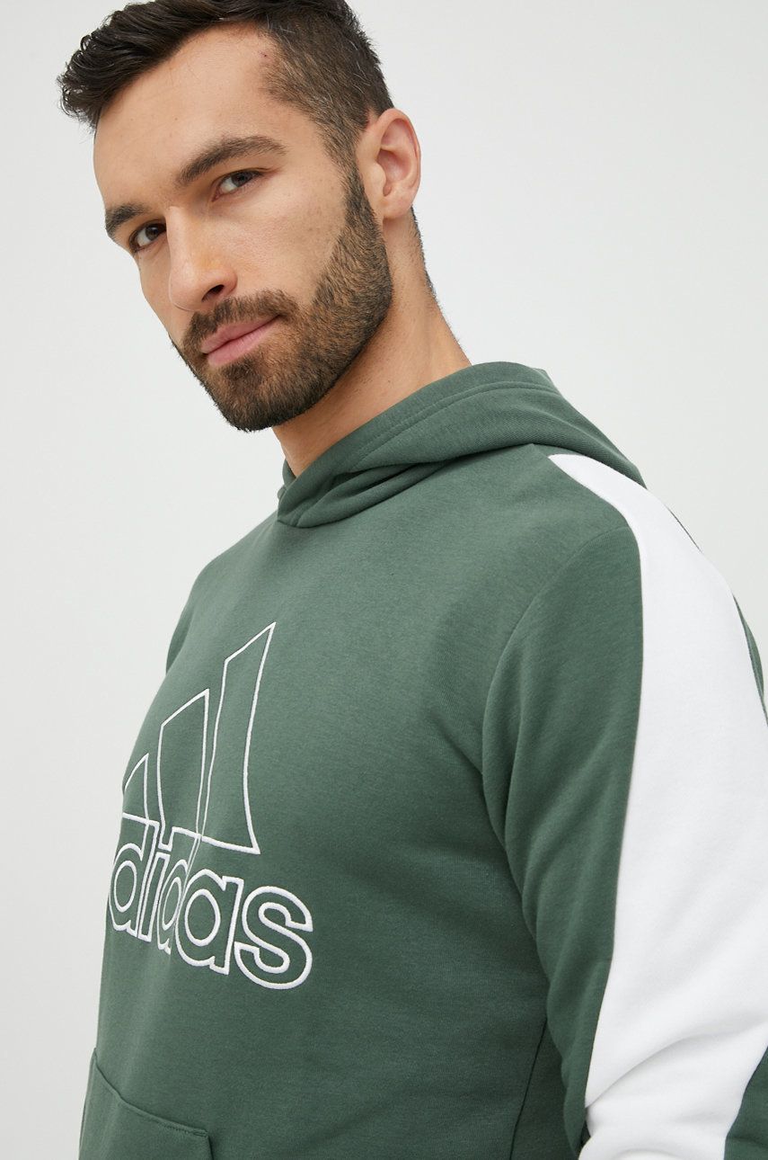 Суитчър adidas Performance Future Icons Emroidered Hoodie Зелено | HM7876, 0