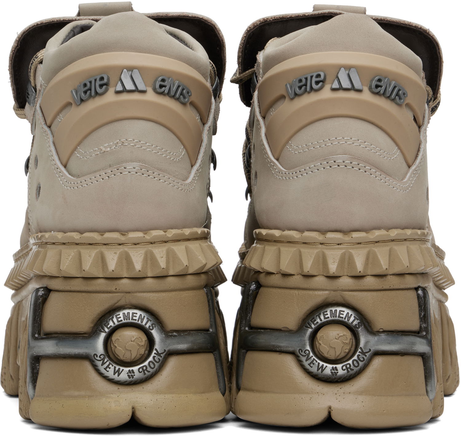 Облекло VETEMENTS VETEMENTS New Rock Fire Platform Бежово | UA66SN100S, 1