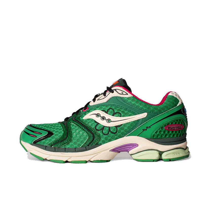 Кецове и обувки Saucony Jae Tips x Progrid Triumph 4 ‘Sugar Maple’ - Flowers Grow Uptown Pack Зелено | S70966-4