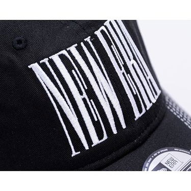 Шапка с козирка New Era Adjustable Wordmark 9TWENTY Baseball Cap Черно | 60595443, 5