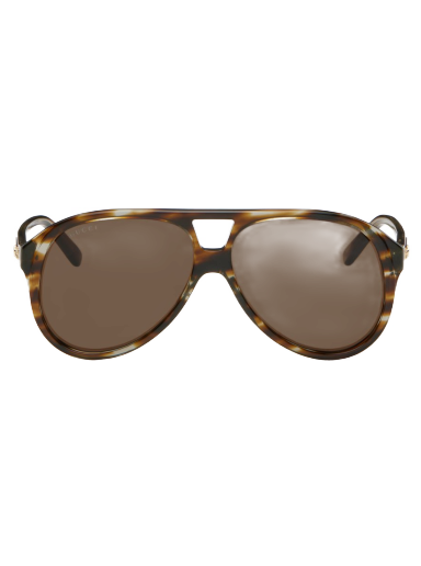 Слънчеви очила Gucci Aviator Кафяво | GG1286S-003