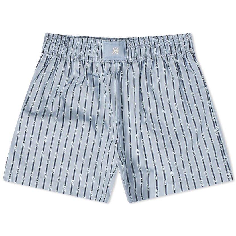 Бельо и чорапи AMIRI Pinstripe Boxer Shorts Синьо | PS24WPB001-420