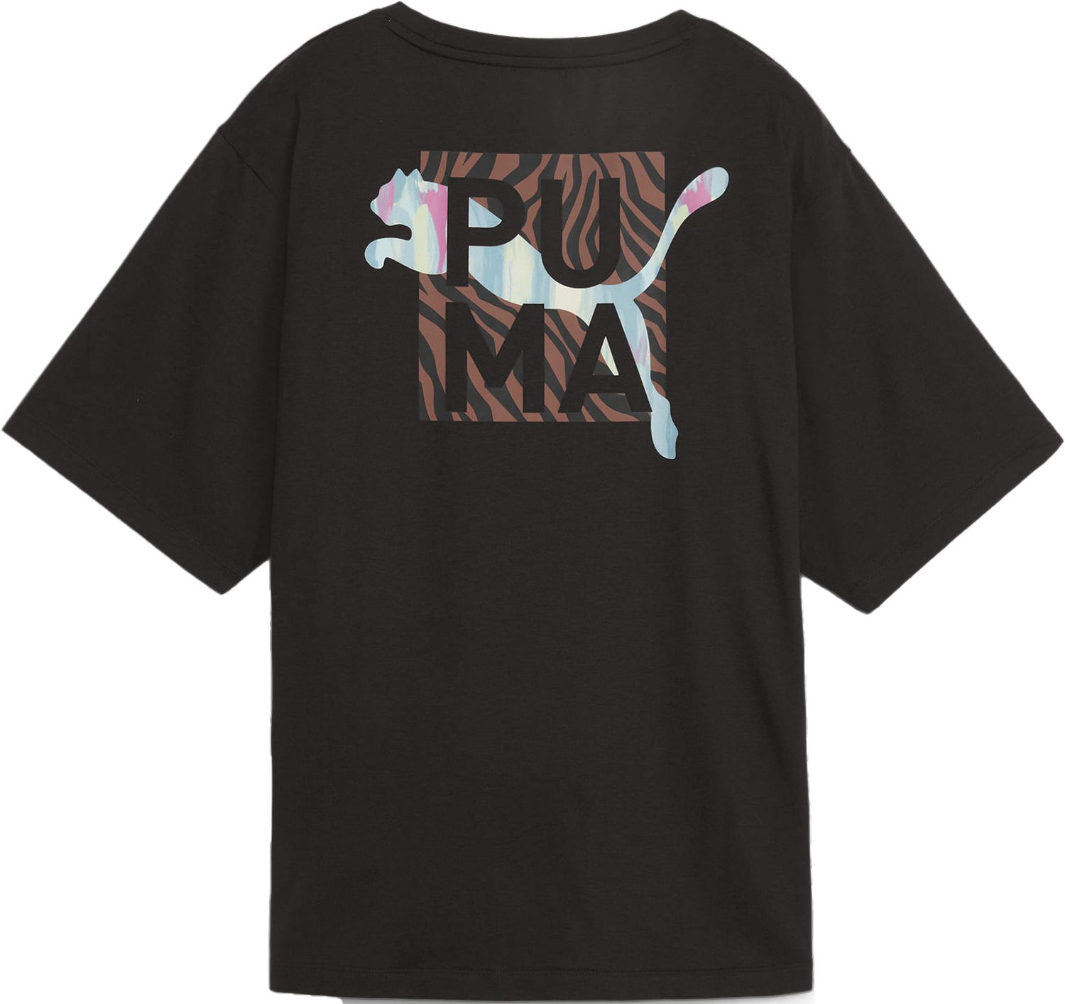 Тениска Puma Puma Animal Remix Boyfriend T-Shirt Черно | 524821-01, 1