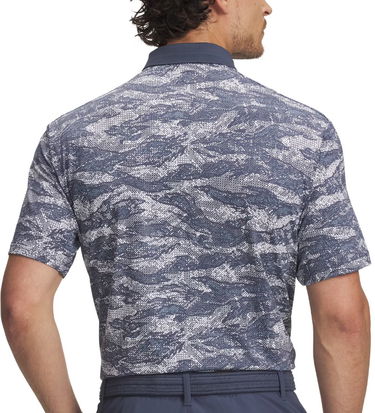 Поло тениска Under Armour UA Drive Chill Printed Polo Shirt Синьо | 1389597-045, 1