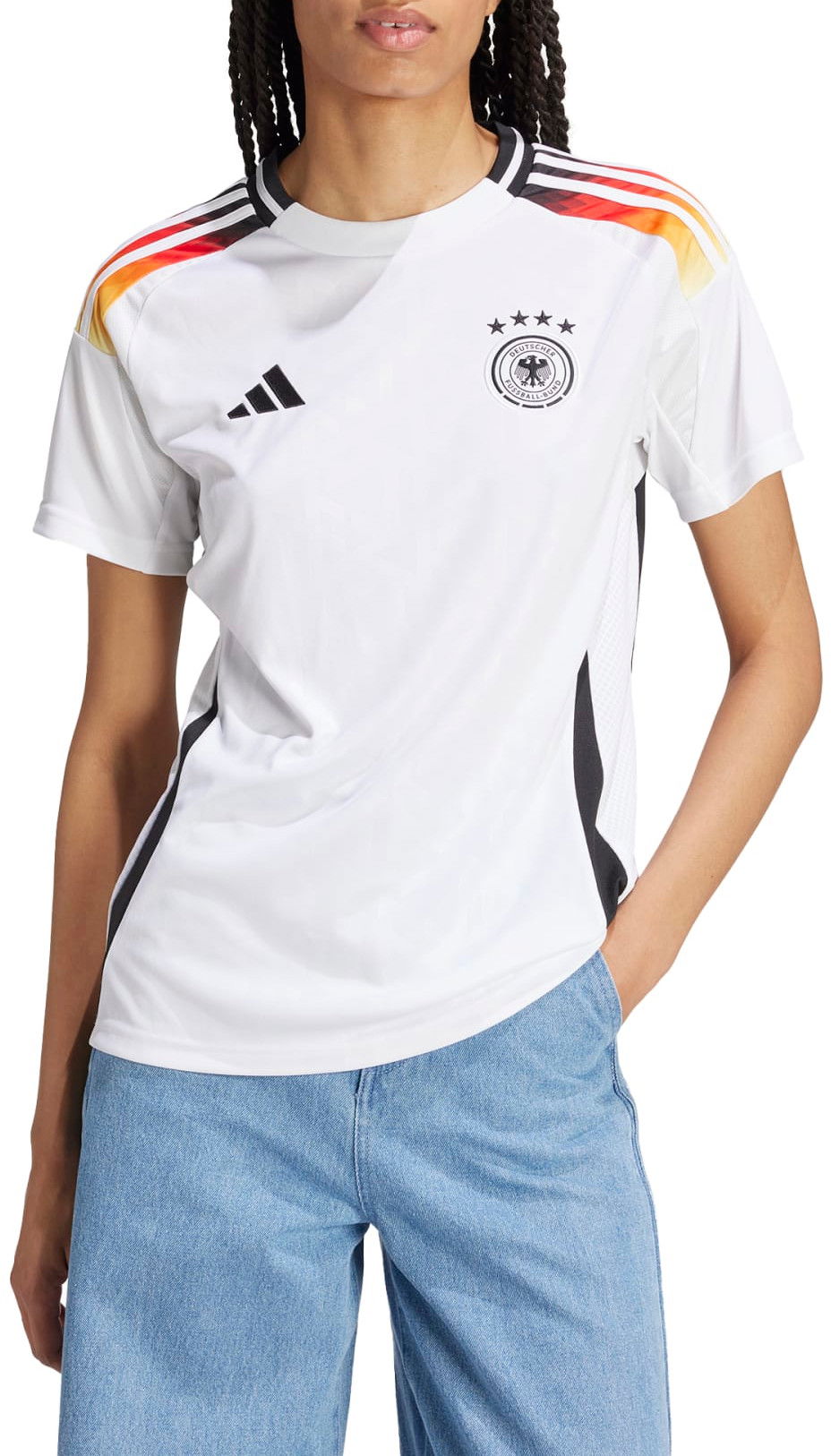 Фланелка adidas Originals DFB H JSY W 2024 Бяло | ip6131, 0