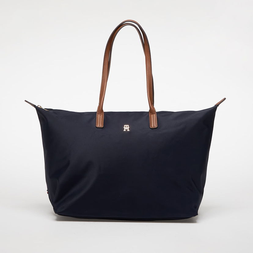 Голяма пазарска чанта Tommy Hilfiger Tommy Hilfiger Popette Maxi Tote Bag Тъмно синьо | AW0AW17996 DW6