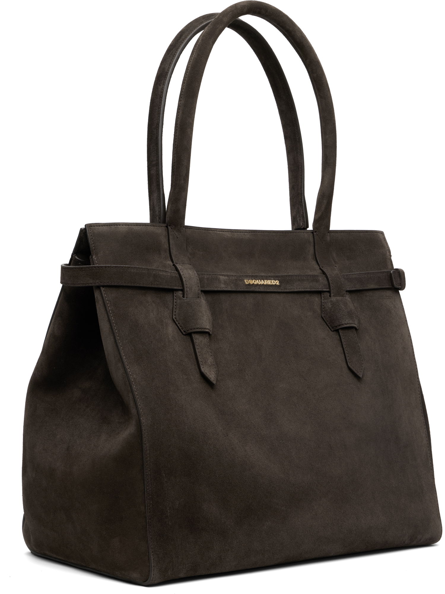 Голяма пазарска чанта DSQUARED2 Dsquared2 Twin Shopping Tote Кафяво | SPM0106_1503520, 1