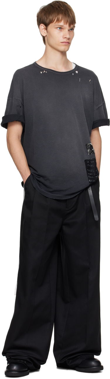 Тениска Ann Demeulemeester Ann Demeulemeester Dieter High-Comfort T-Shirt Черно | B0013222-FA637-098, 3