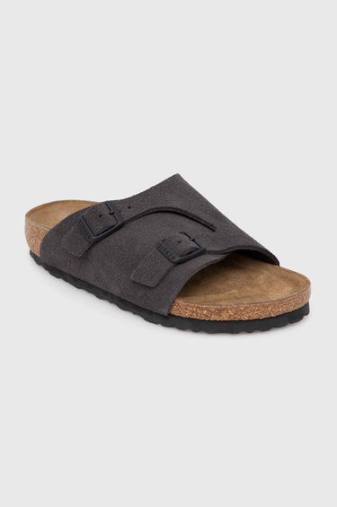 Кецове и обувки Birkenstock Zürich Suede Sandals Сиво | 1028547, 0