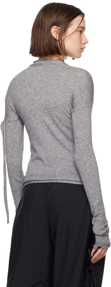 Пуловер Ottolinger Ottolinger Strappy Knit Cardigan Сиво | 2204020311, 2