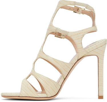 Аксесоари Tom Ford TOM FORD Lizard Paradis Heeled Sandals Бежово | W3613-LCL381P, 2