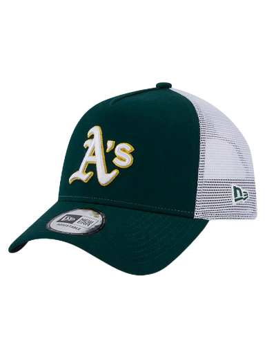 Шапка с козирка New Era Oakland Athletics Team Script Trucker Cap Зелено | 60364234