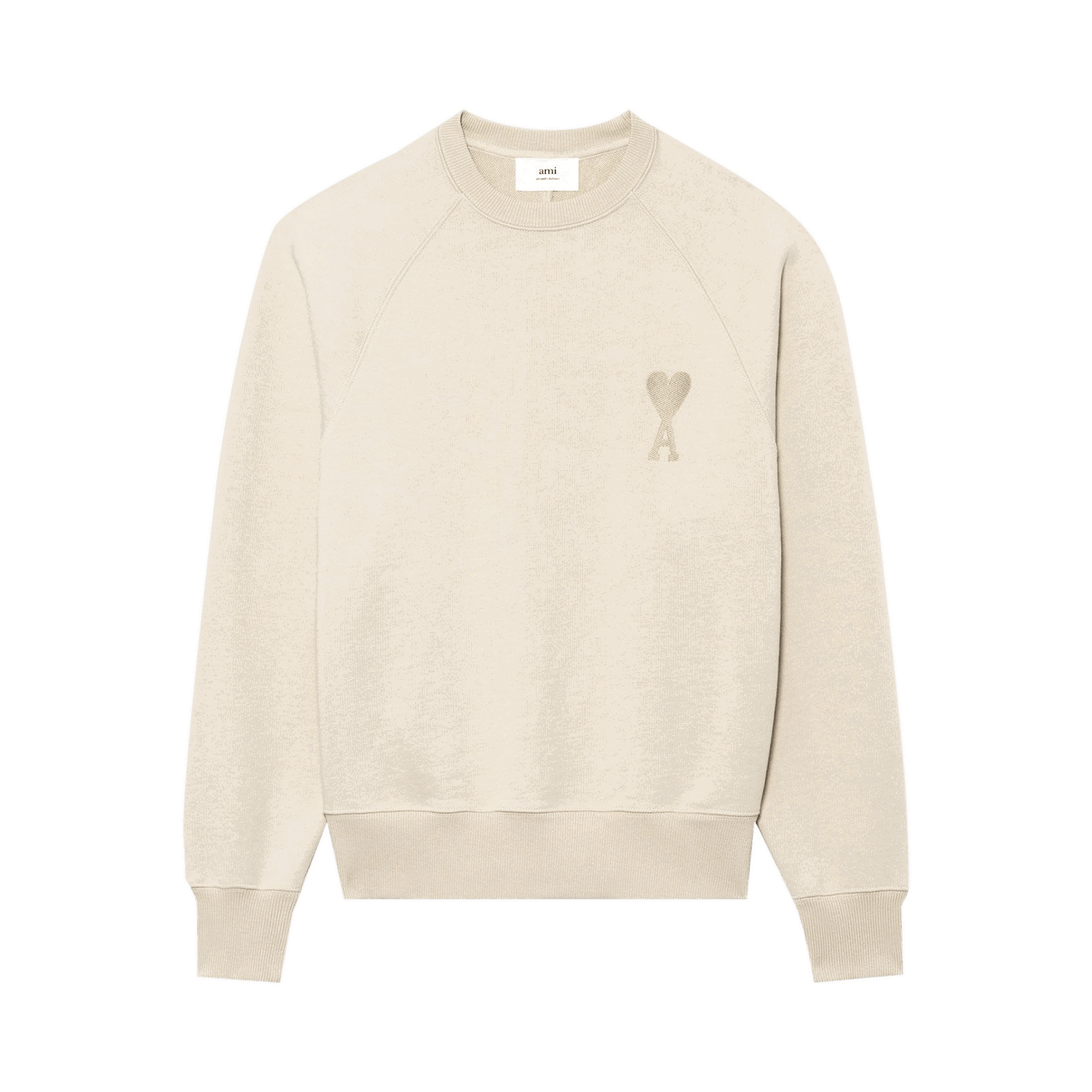 Суитчър AMI De Coeur Sweatshirt Бежово | USW002 747 250, 0