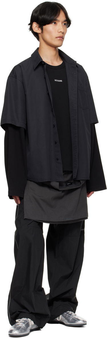 Панталони We11done We11done Layered Track Pants Черно | WD-PT2-25-250-U-BK, 3
