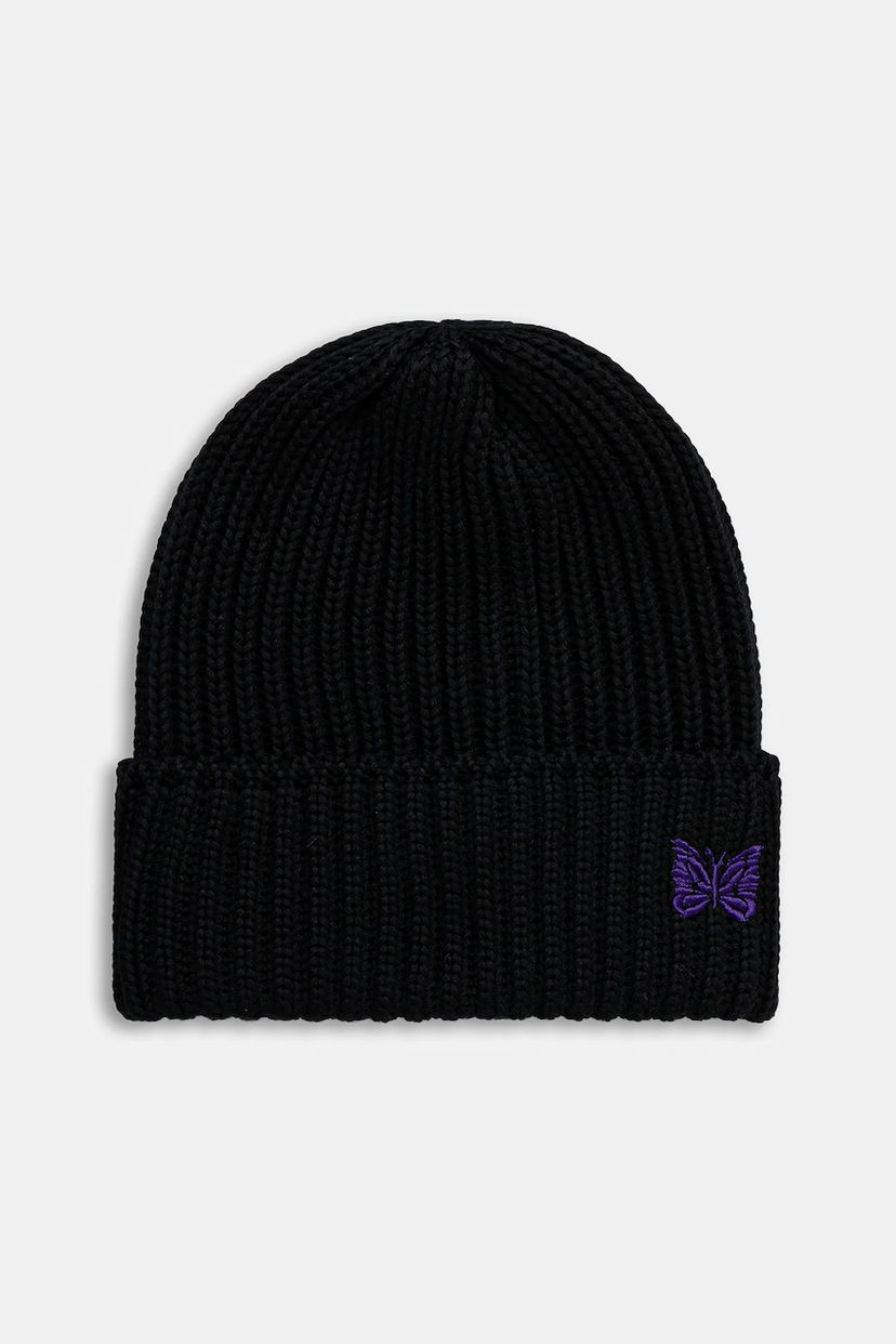 Шапка Needles Needles Watch Cap Ribbed Knit Beanie Черно | RW056