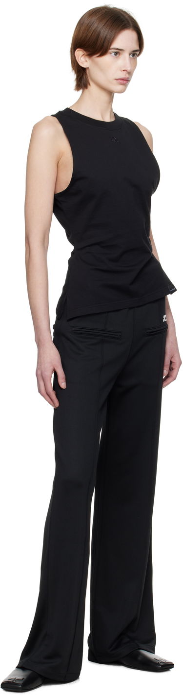 Потник Courrèges Courrèges Fitted Tank Top Черно | 125JDE094JS0107, 3
