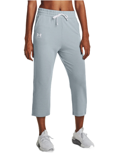 Спортни панталони Under Armour Rival Terry Flare Crop Pants Синьо | 1377000-465