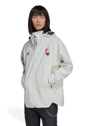 Ветровка adidas Originals MYSHELTER Belgium Jacket Бяло | HE1438