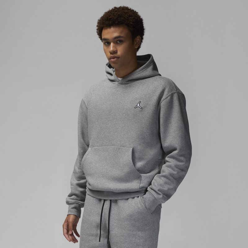 Суитчър Jordan Essential M Fleece Pullover Hoodie Сиво | DQ7466-091, 0