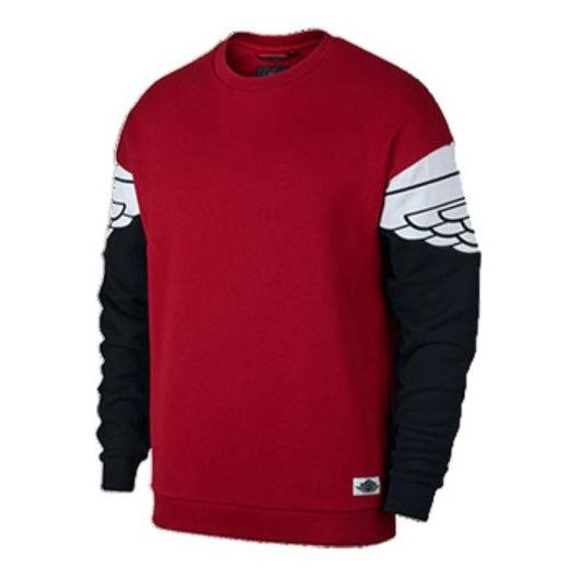 Пуловер Jordan Jordan Wings Classics Crew Sweatshirt Червено | AO0427-687, 0