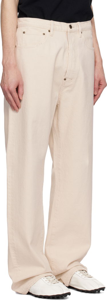 Дънки Maison Margiela Maison Margiela Buckle Jeans Бежово | S50LA0238 M30026, 1