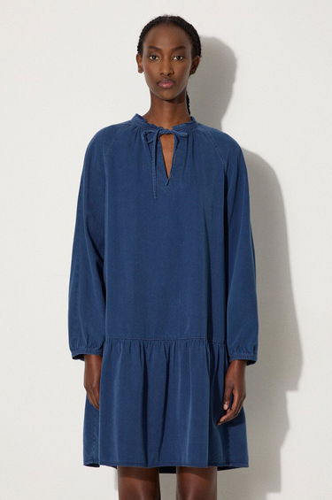 Pокля A.P.C. Robe Natalia Mini Dress Синьо | COEYL.F05944, 0