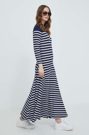 Pокля Polo by Ralph Lauren Maxi Dress Синьо | 211924266, 0