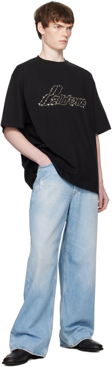 Тениска We11done WE11DONE Pearly Logo T-Shirt Черно | WD-TT2-25-735-U-BK, 3