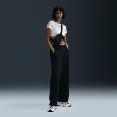 Съкратен топ Nike Nike Sportswear Collection Mid-Rise Twill Pants Бяло | HF9430-010, 0