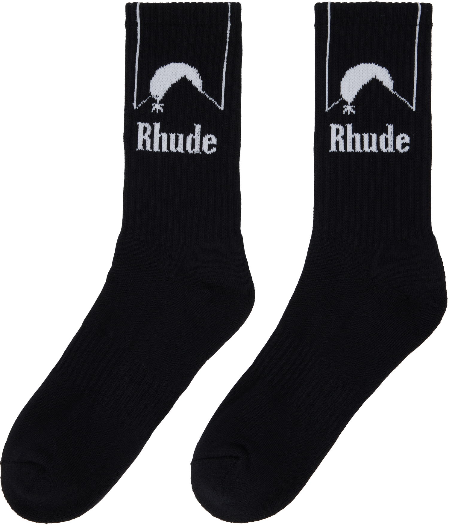 Чорапи Rhude Rhude Moonlight Socks Черно | RHPS25SO08117, 1