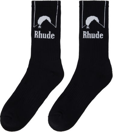 Чорапи Rhude Rhude Moonlight Socks Черно | RHPS25SO08117, 1