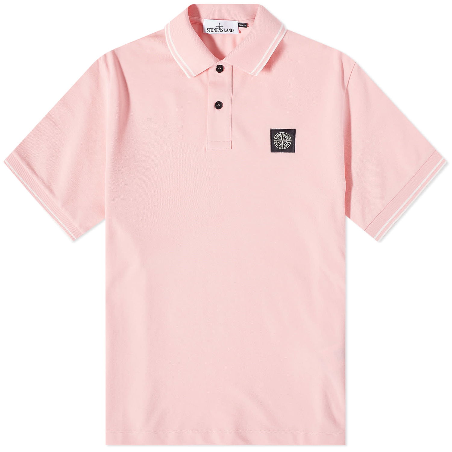Поло тениска Stone Island Patch Polo Розово | 10152SC18-V0080, 0