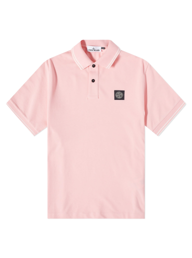 Поло тениска Stone Island Patch Polo Розово | 10152SC18-V0080