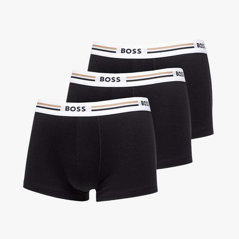 Боксерки BOSS Revive Trunk 3-Pack Black Черно | 50492200-001