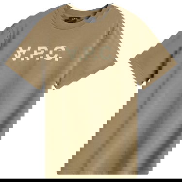 Тениска A.P.C. VPC Logo T-Shirt Бежово | COHMB-M26384-JMA, 1